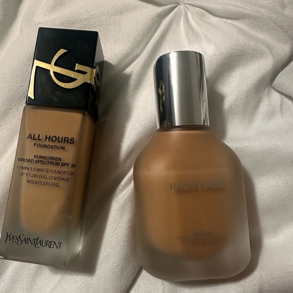 YSL and Haus of Labs Foundation bundle